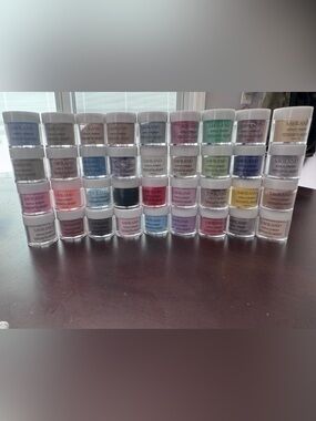 Saviland 36 Assorted Colored Acrylic Powder Set for Nails - Multi Color